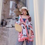 Bohemian Tassel Scarf for Women - Large Pattern