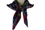 Floral Silk Fashion Scarf for Women