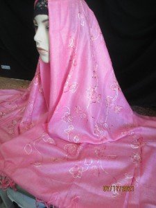 Embroidered Pashmina Long Hijab Scarf Wrap