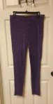 MeMoi Women’s Purple Stretch Fashion Leggings M/L