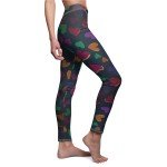 Rainbow Heart Print Women's Leggings