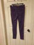 MeMoi Women’s Purple Stretch Fashion Leggings M/L