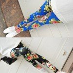 Floral Print Stretchy Slim Women's Leggings