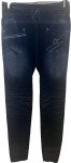 Blue Jean Print Stretch Leggings for Women