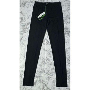 Tricotto Women's Black Zipper Leggings Size S