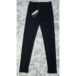 Tricotto Women's Black Zipper Leggings Size S