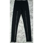 Tricotto Women's Black Zipper Leggings Size S