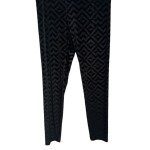 Black Geometric Leggings for Stylish Comfort