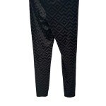 Black Geometric Leggings for Stylish Comfort