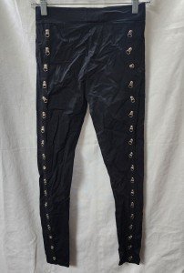 High Waist Black Slim Stretch Leggings for Women