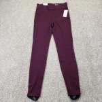 Style&co Women's Mid Rise Purple Comfort Leggings