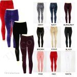 Stylish Velvet Stretchy Leggings for Women