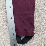 Style&co Women's Mid Rise Purple Comfort Leggings