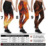Girl on Fire Fire Flames Leggings for Women