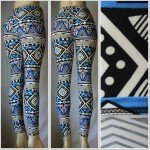 Colorful Aztec Skinny Leggings for Women