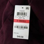 Style&co Women's Mid Rise Purple Comfort Leggings