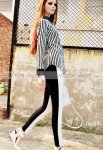 Stylish Women’s Skinny Black and White Leggings