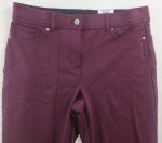 Berry Purple Mid-Rise Comfort Ponte Leggings - Size 10