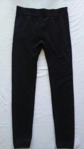 Women's Stretchy Fleece-Lined Black Leggings