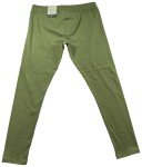 Soft Cotton Green Pull-On Leggings for Women
