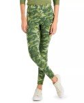 Petite Women's Camo Star Printed Leggings