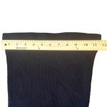 High Waisted Ribbed Black Stretch Leggings for Women