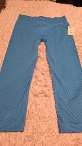 Blue Sport Leggings for Women - Size XL