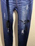 Navy Blue One Size Women's Fashion Leggings