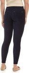 Navy Blue Stretch Corduroy Pocket Leggings for Women