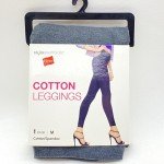 Marble Grey Cotton Spandex Leggings for Women