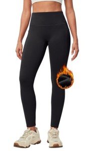 IUGA Women's Fleece-Lined High Waist Leggings