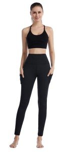High Waisted Yoga Pants with Pockets for Women