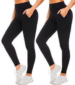 High Waisted Tummy Control Yoga Leggings for Women