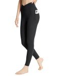 BALEAF Women's Black Yoga Leggings with Pockets
