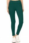 High Waisted Forest Green Yoga Leggings for Women