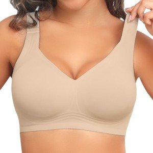 Plus Size Wireless Supportive Bralette for Women