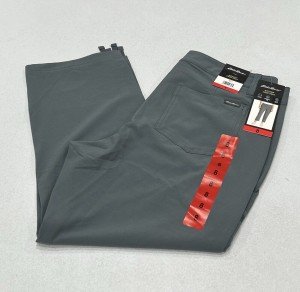 Eddie Bauer Women's Gray Crop Pants, Size 8