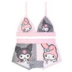Hello Kitty Women's Sports Bra & Boy Shorts Set