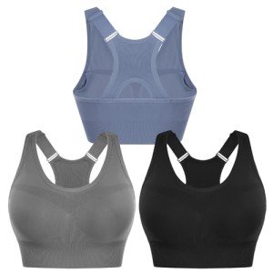 High Impact Seamless Sports Bras for Women