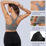 High Impact Seamless Sports Bras for Women