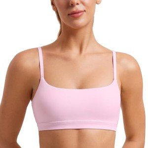 Pink Peony Adjustable Wireless Sports Bra for Women