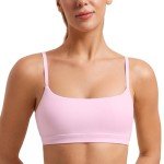 Pink Peony Adjustable Wireless Sports Bra for Women