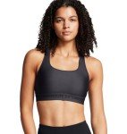Under Armour Women's Jet Gray Crossback Sports Bra
