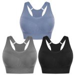 High Impact Seamless Sports Bras for Women