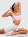 Pink Peony Adjustable Wireless Sports Bra for Women