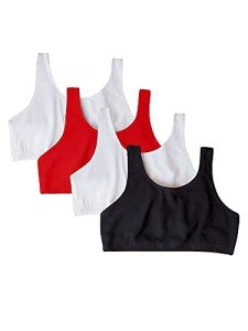 Fruit of the Loom Women's Sports Bra 4-Pack