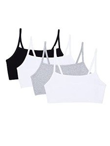 Fruit of the Loom Women's Cotton Sports Bra 4-Pack