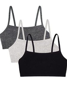 Fruit of the Loom Women’s 3-Pack Spaghetti Strap Sports Bras