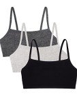 Fruit of the Loom Women’s 3-Pack Spaghetti Strap Sports Bras