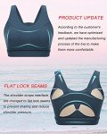 Racerback Workout Sports Bra for Women - Navy